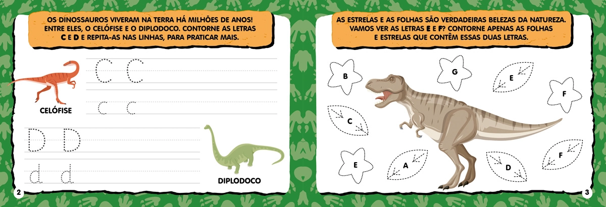 Livro Escreva E Apague Dinossauro 106075 Ciranda Cultural