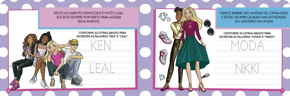 Livro Escreva E Apague Barbie 106471 Ciranda Cultural
