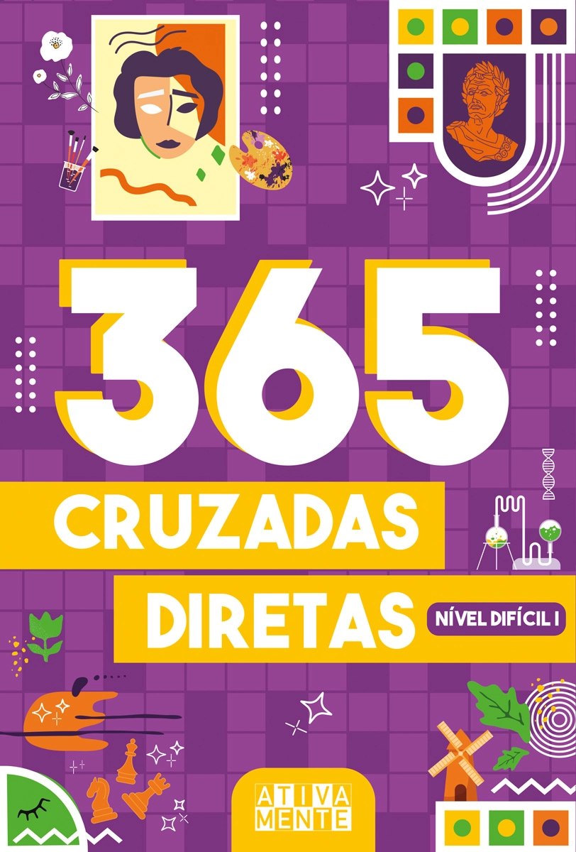Livro 365 Cruzadas Diretas Nivel Dificil I Editora Ciranda Cultural