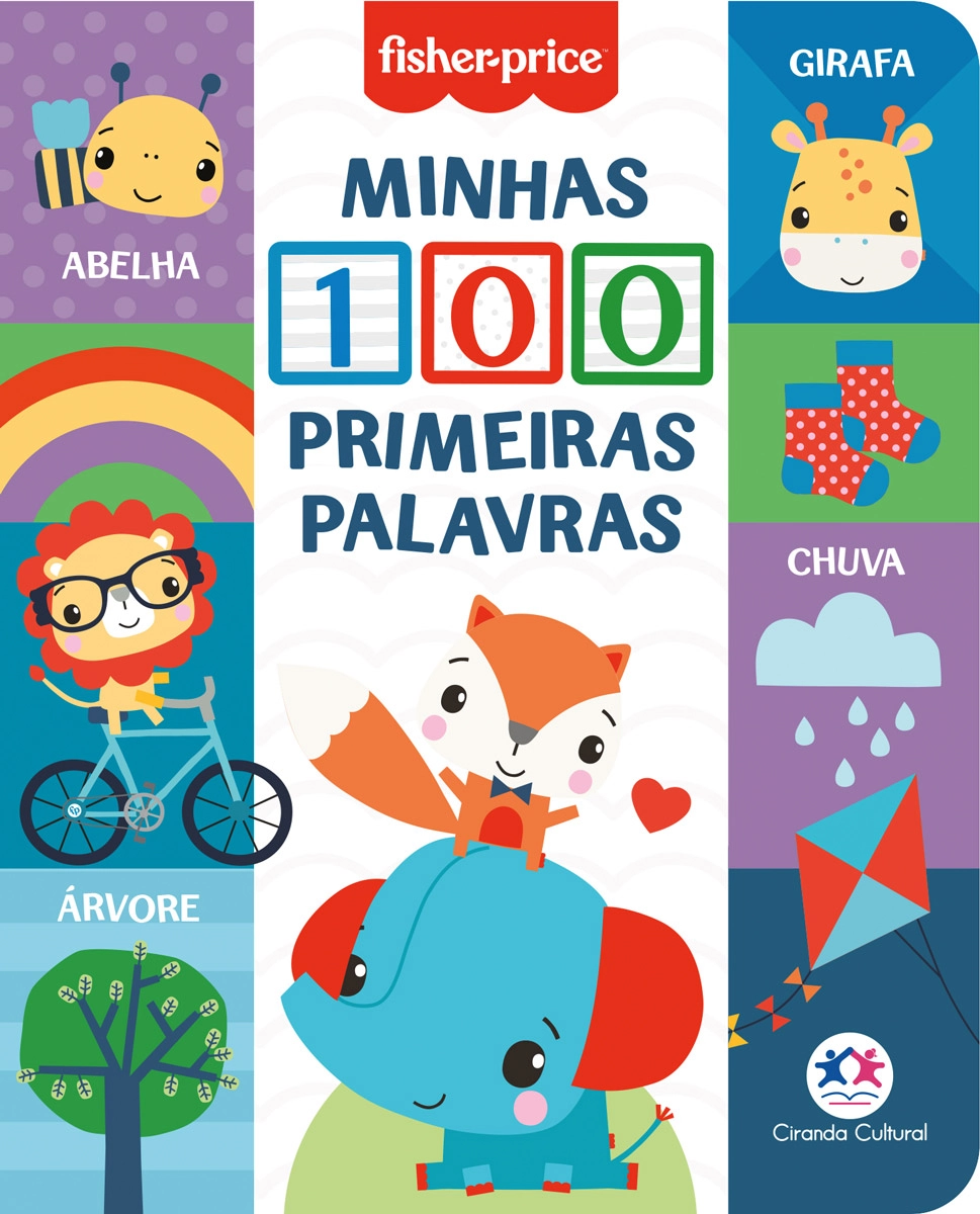 Livro Almofadado Peq Fisher Price Minhas 100 Primeiras Palavras 09823 Ciran