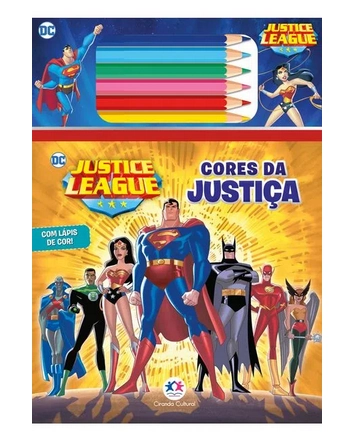 Livro Meu Bloquinho De Colorir Liga Da Justica/1358/ciranda Cultural