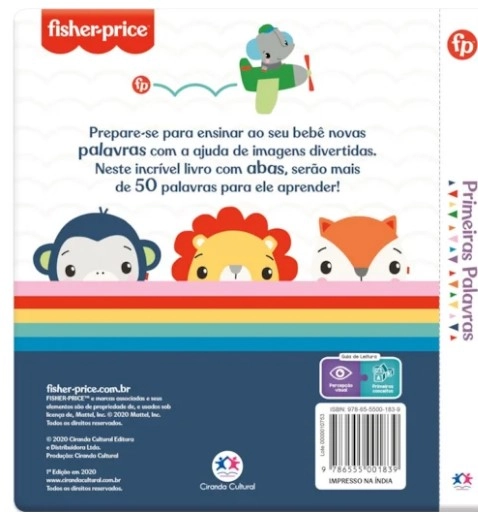 Livro Almofadado Medio Abra E Descubra Fisher Price/1839/ciranda Cultural