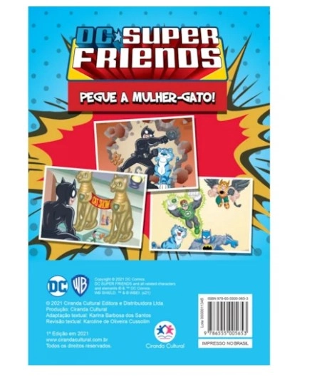 Dc Super Friends Pegue A Mulher Gato Ref.8214 Ciranda