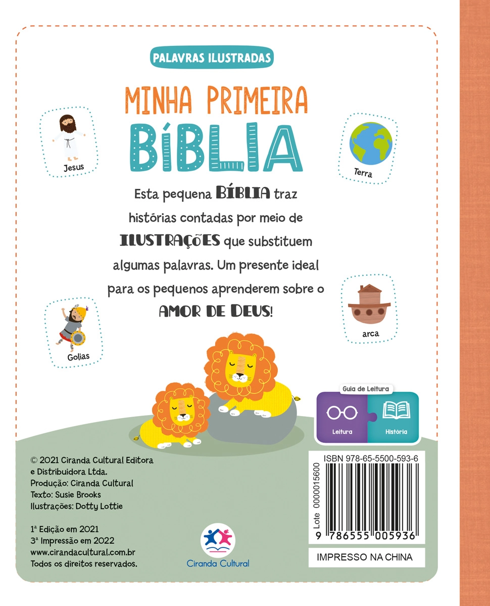 Minha Prim Biblia D/palavras Ilust