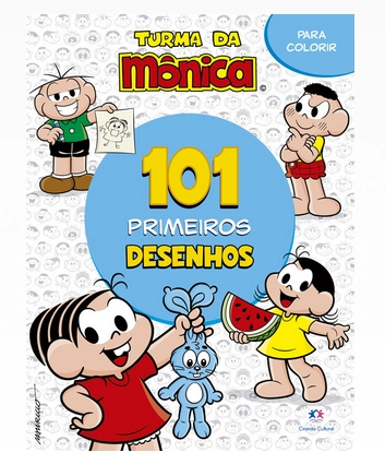 Livro 101 Meus Primeiros Desenhos Turma Da Monica/6674/ciranda Cultural