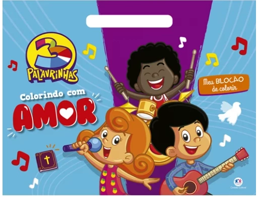 3 Palavrinhas Colrindo Com Amor
