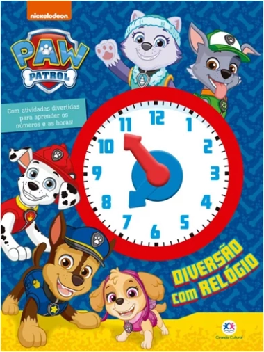 Livro Patrulha Canina Diversao Com O Relogio 09217 Ciranda