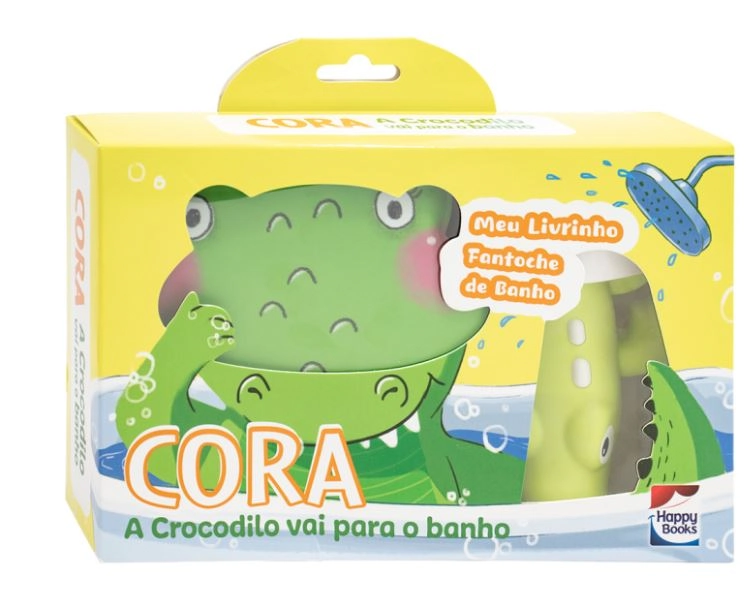 Meu Livrinho Fantoche De Banho: Cora, A Crocodilo