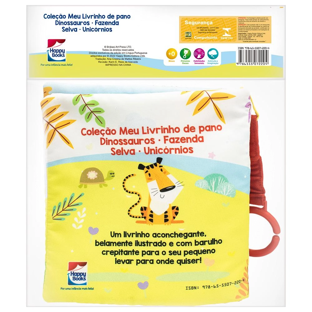 Meu Livrinho De Pano Selva 308994 Happy Books