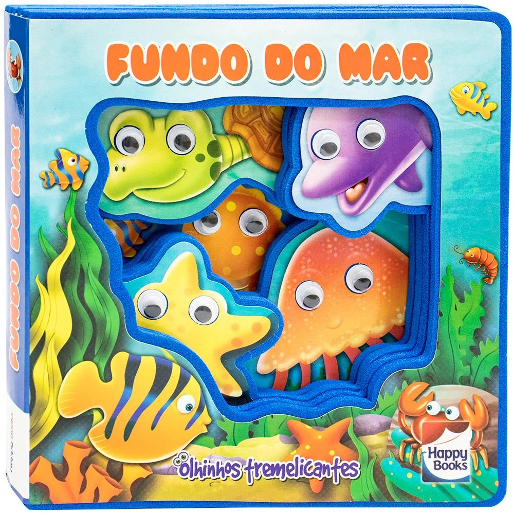 Livro Aventuras Com Olhinhos Fundo Do Mar 308781 Happy Books