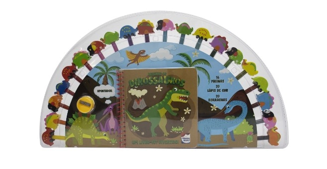 Livro Kit Divertido Desenhe Dinossauro