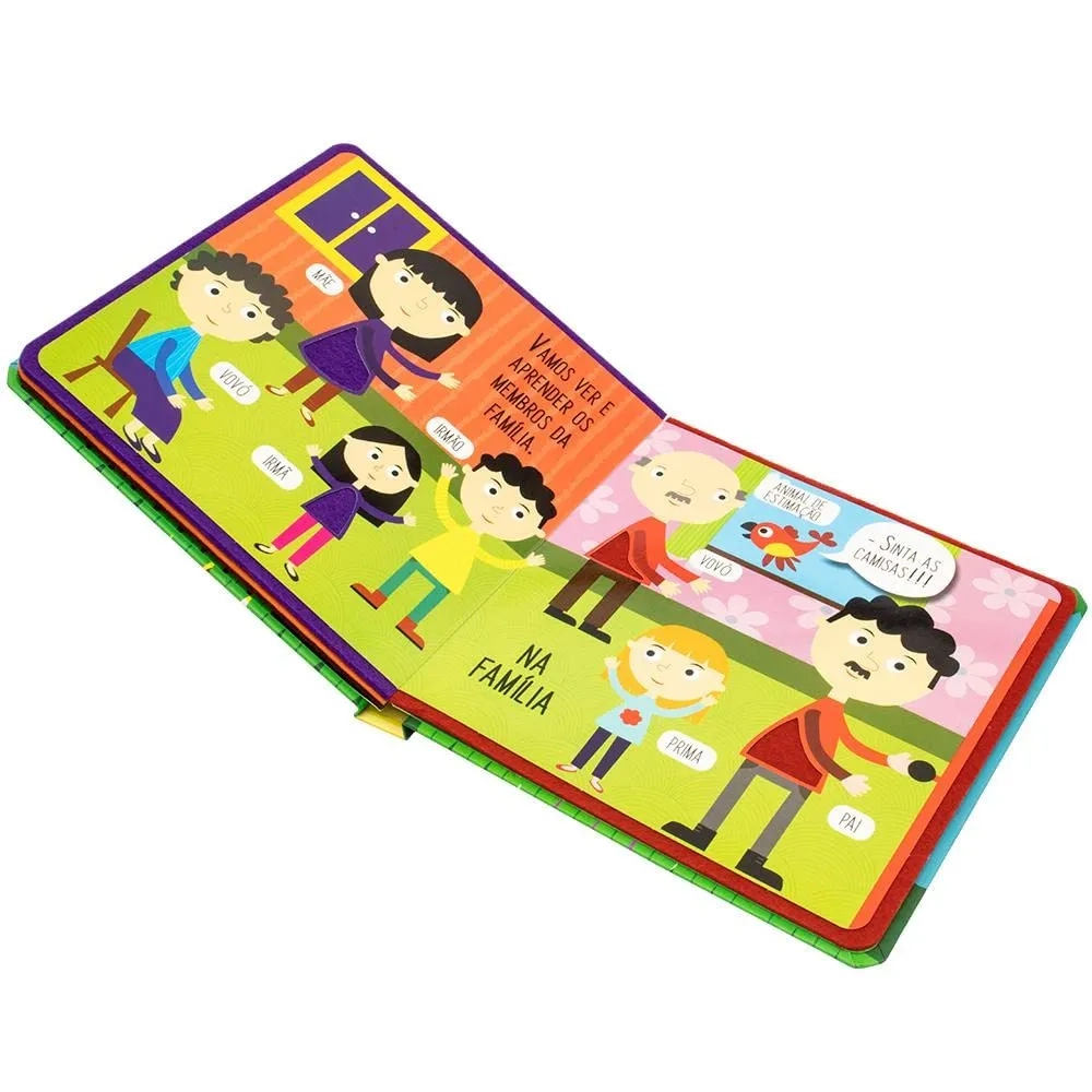 Livro Feltro Primeiras Palavras 309648 Happy Books