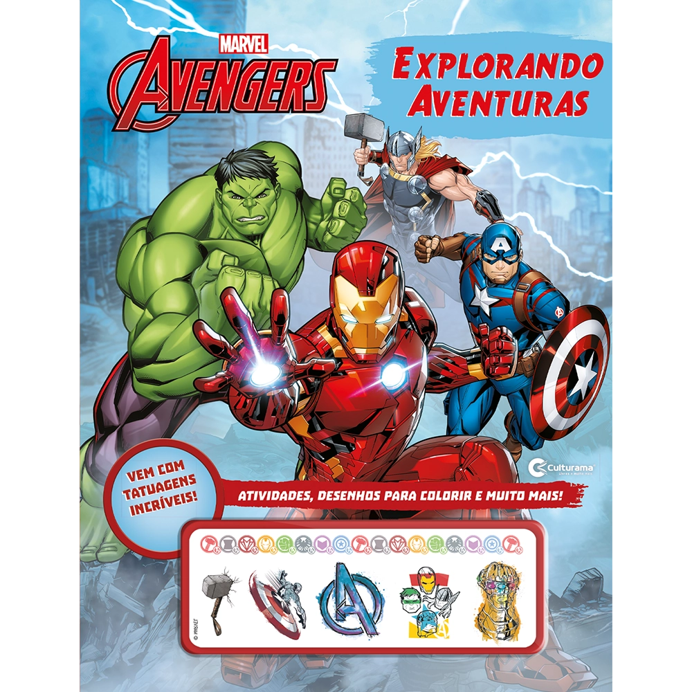 Explorando Aventuras Vingadores Com Tatuagens