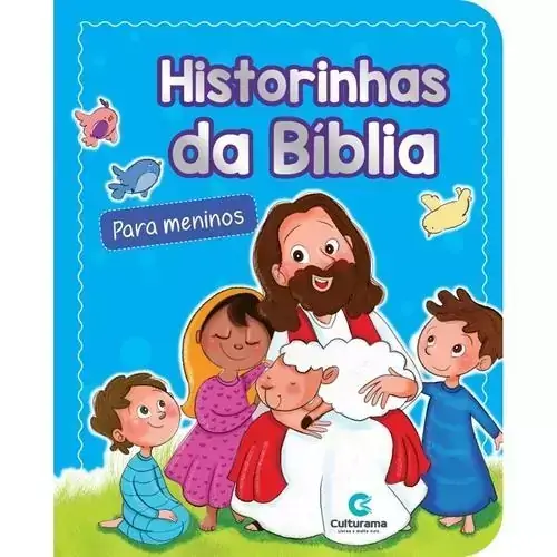 Historinhas Da Biblia Ilustrado Para Bebe Capa Dura Menino