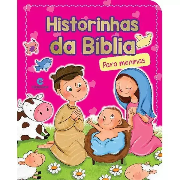 Historinhas Da Biblia Ilustrado Para Bebe Capa Dura Menina