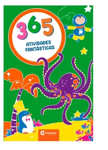 Livro Com 365 Atividades Fantásticas Editora Culturama