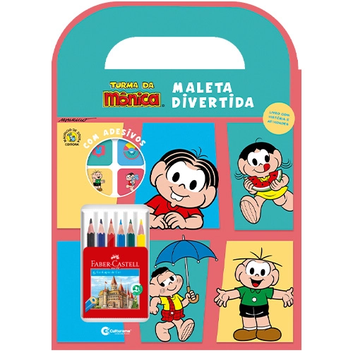 Maleta Divertida Turma Da Monica 20370501 Culturama