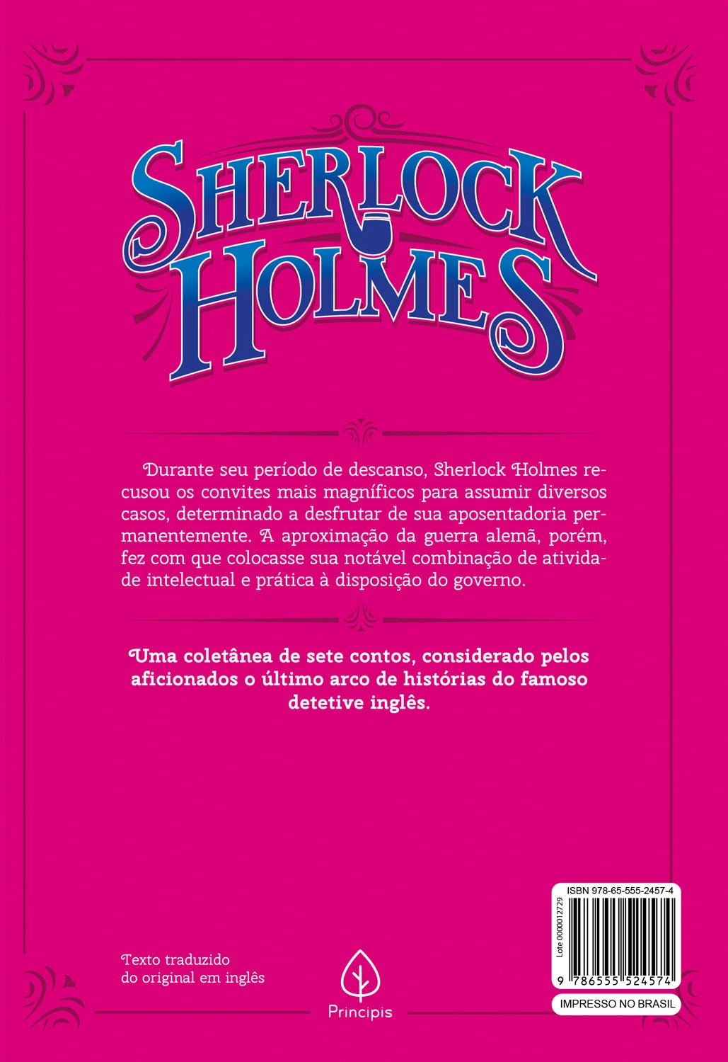 Livro O Ultimo Caso De Sherlock Holmes 524574 Ciranda
