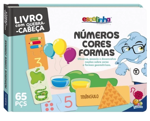 Livro Escolinha Qc Domino Memo Numeros Cores Formas 1158244 Todolivro