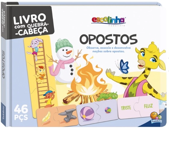 Livro Escolinha Qc Domino Memo Opostos 1158252 Todolivro