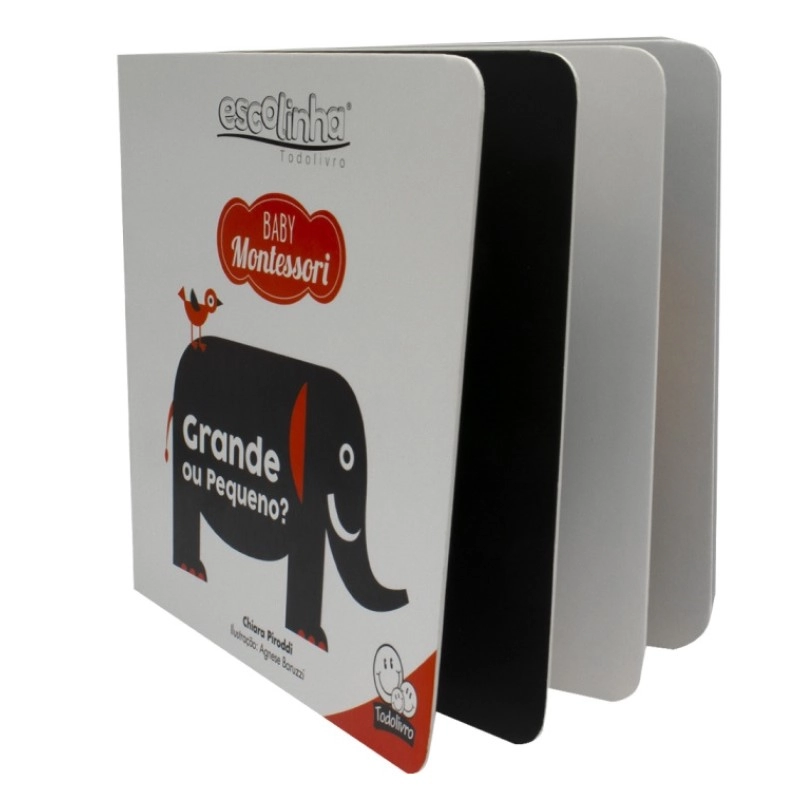 Livro Escolinha Baby Montessori Contrastes Grande Ou Pequeno 1159720