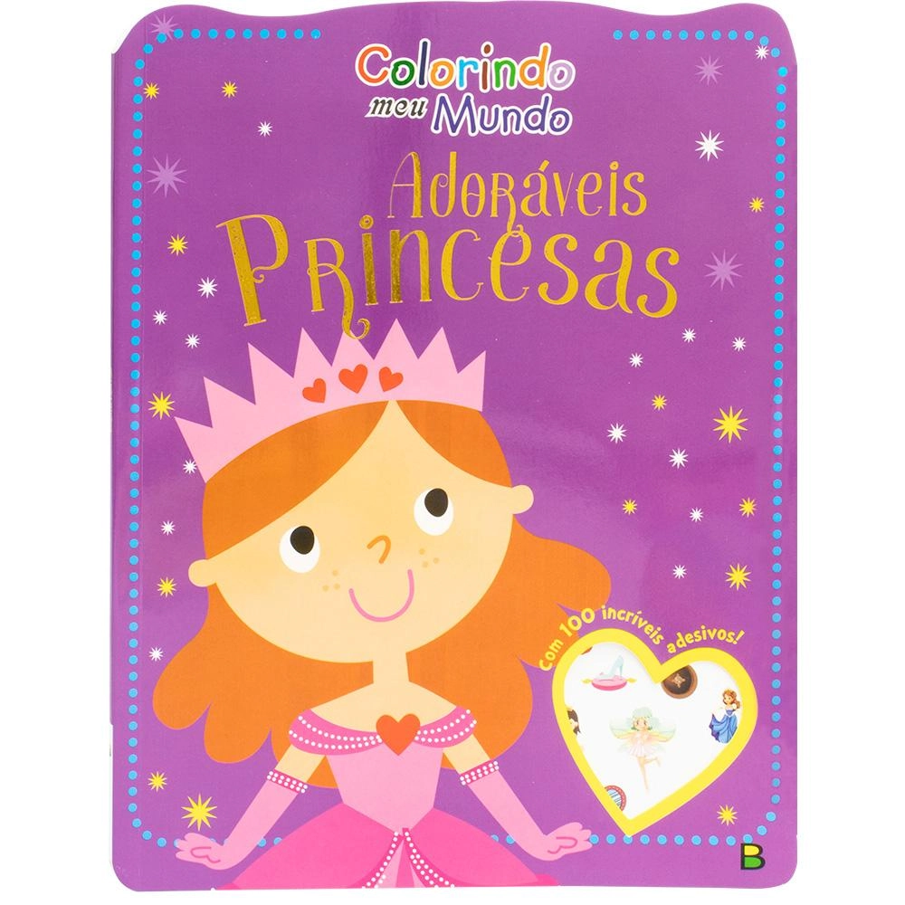 Livro Colorindo Meu Mundo Adoraveis Princesas 1158287 Todolivro