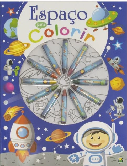 Livro Cores Em Acao Espaco Para Colorir 1160176 Todolivro