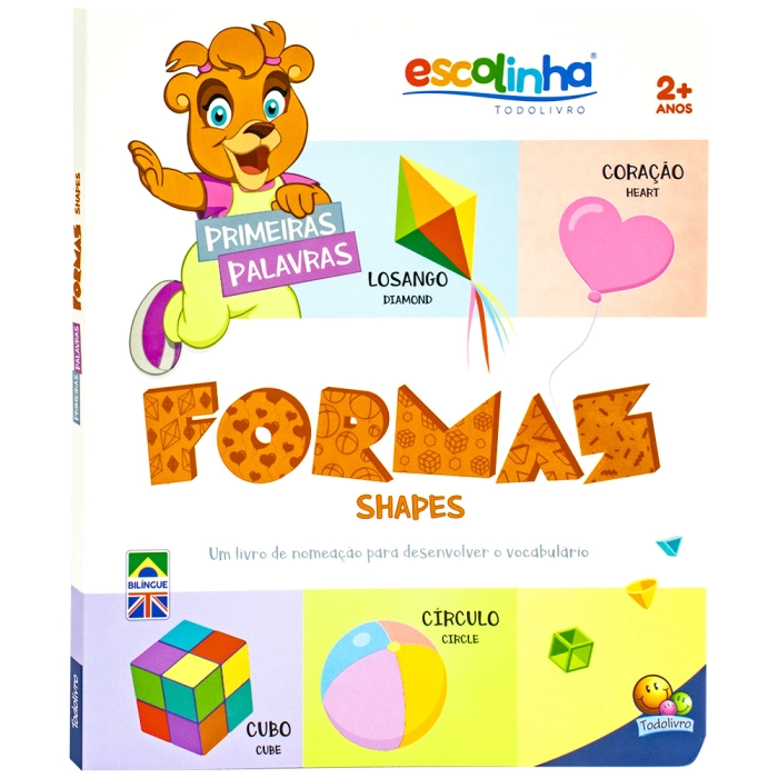 Livro Escolinha Primeiras Palavras Formas 1161172 Todolivro