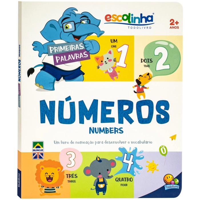 Livro Escolinha Primeiras Palavras Numeros 1161202 Todolivro