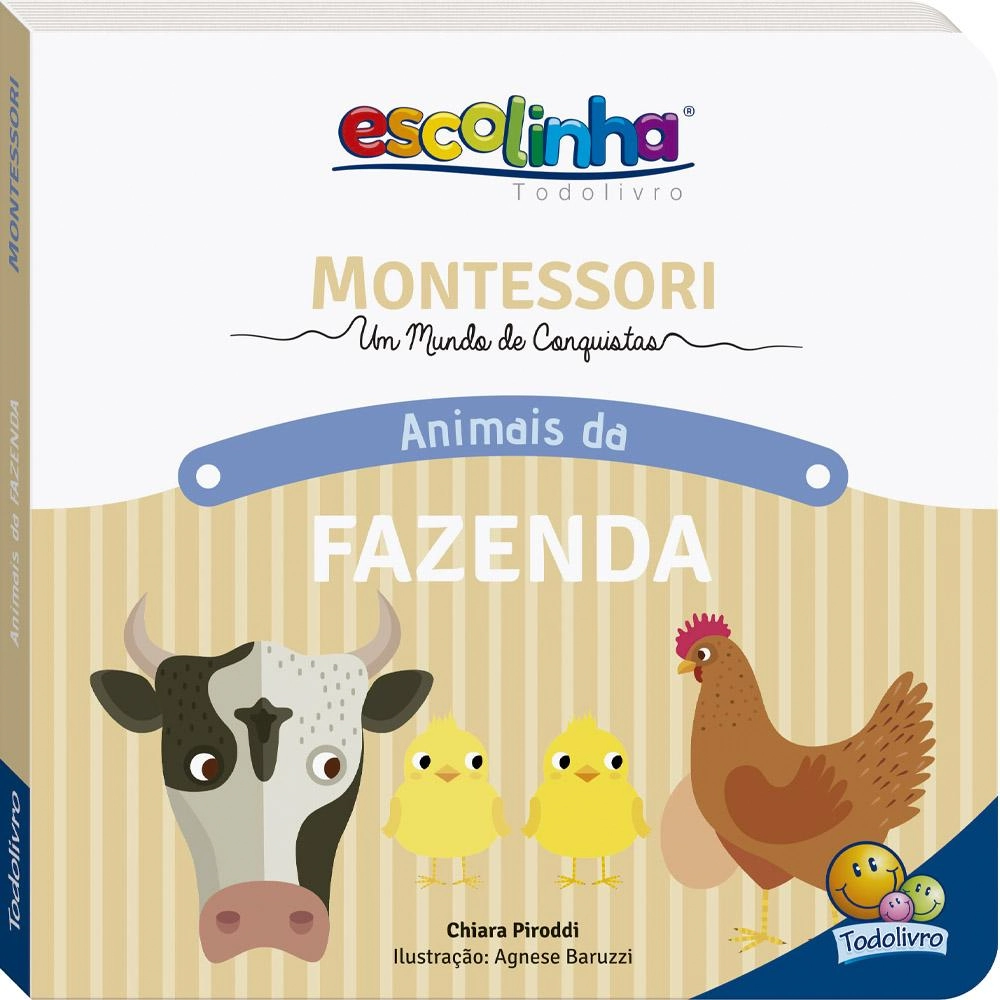 Escolinha Montessori Meu Primeiro Livro Fazenda 1161652 Todolivro