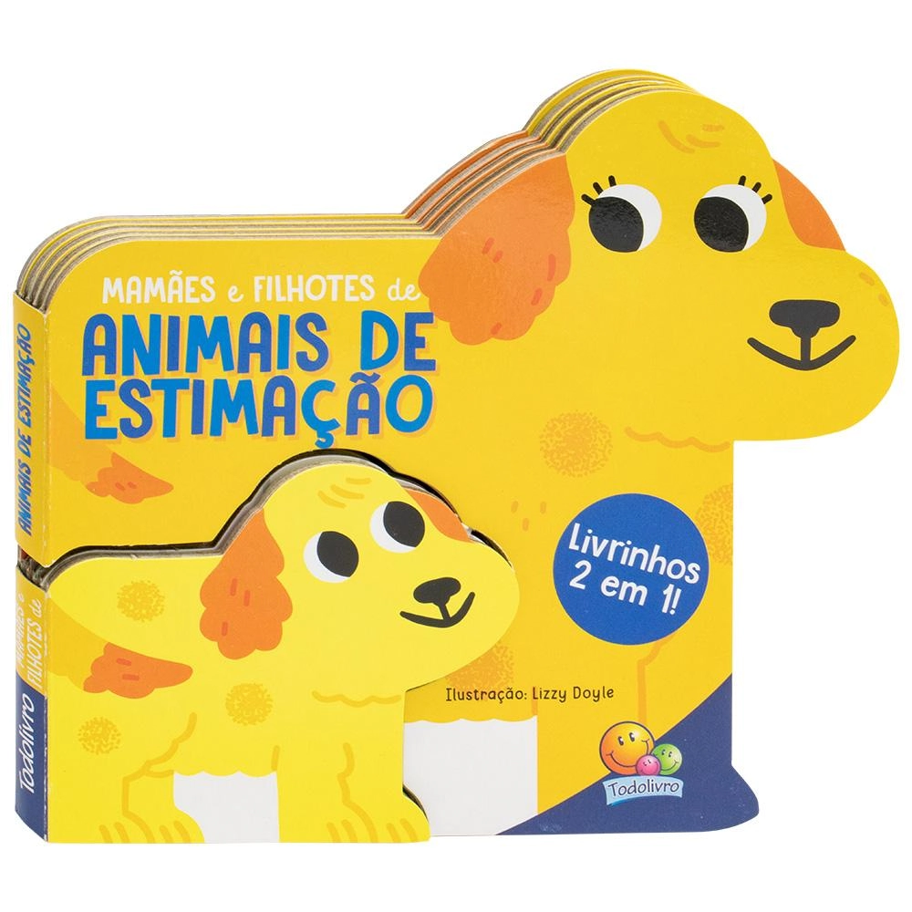 Livrinhos 2 Em 1 Animais De Estimacao