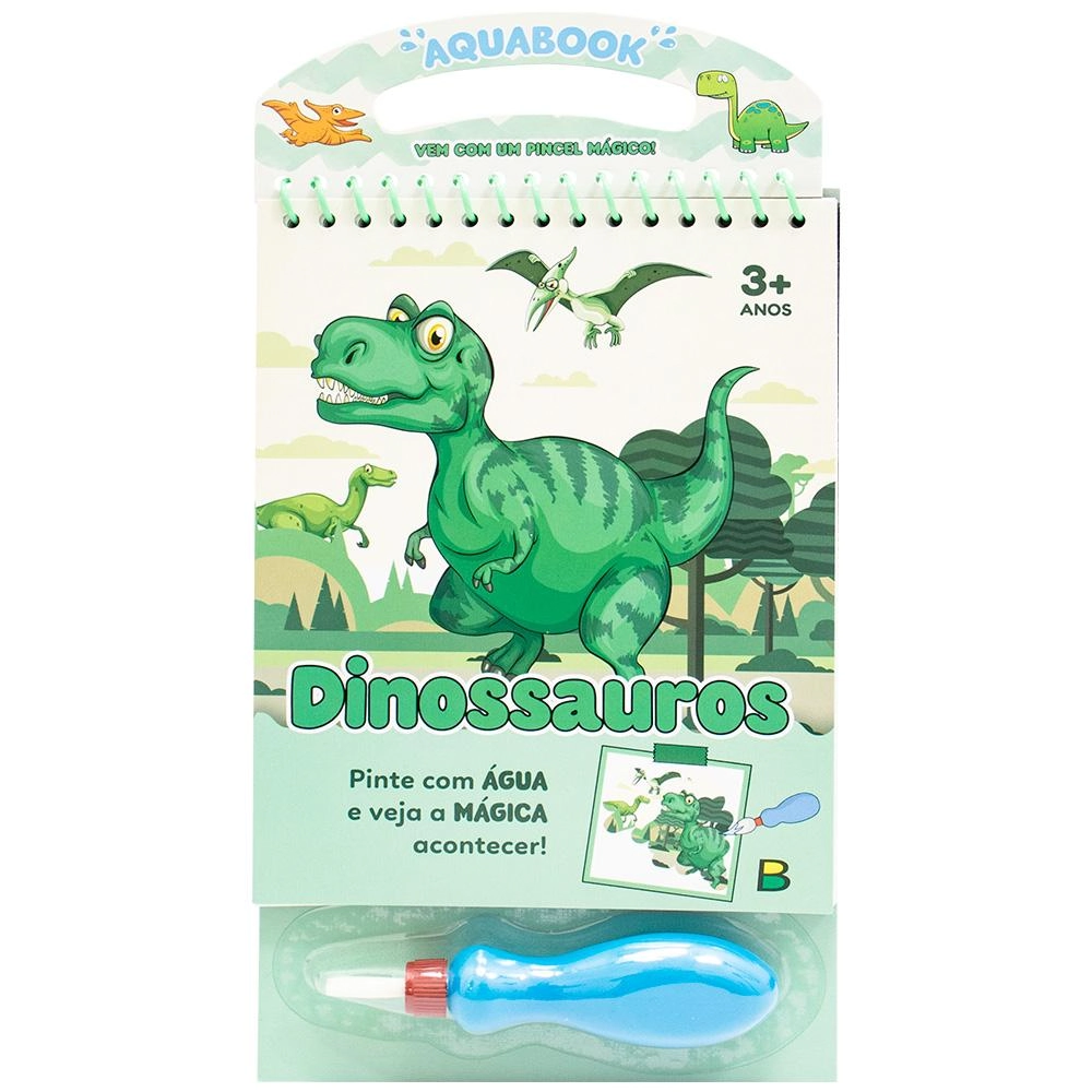 Livro Aquabook Dinossauros 1165143 Todolivro
