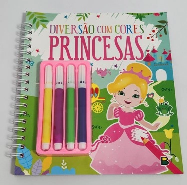 Livro Diversao Cores Princesas 1165607 Todolivro