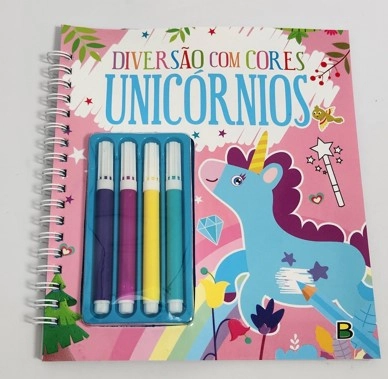 Livro Diversao Cores Unicornios 1165615 Todolivro