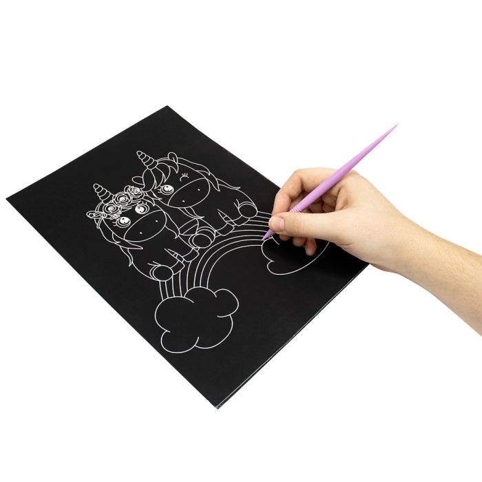 Linha Escolar Papel Magico Unicornios Konig