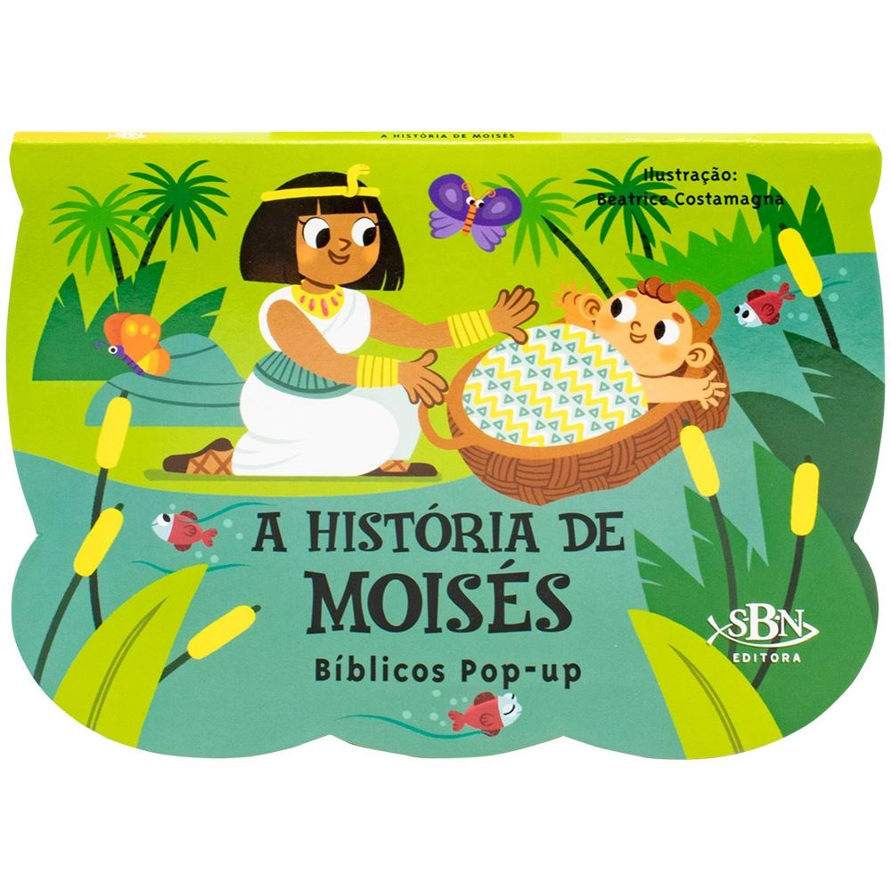 Livro Biblicos Pop Up Historia De Moises A 1167901 Todo Livro