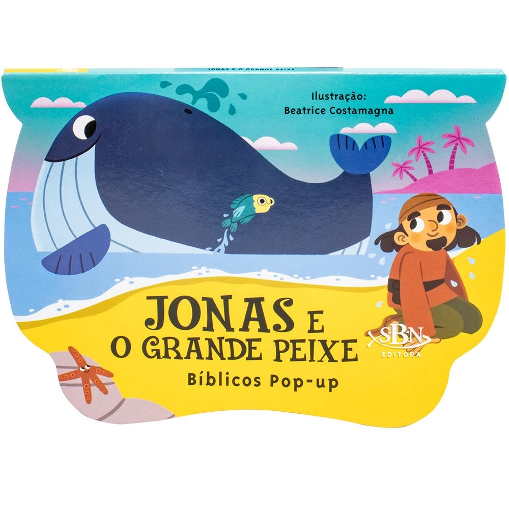 Livro Biblicos Pop Up Jonas E O Grande Peixe 1167910 Todo Livro