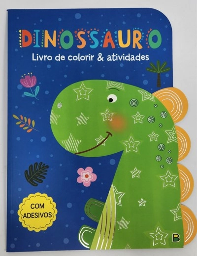 Livro De Colorir E Atividades Dinossauro 1168258 Todolivro