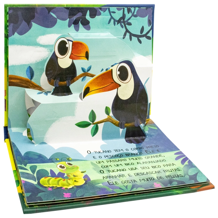 Livro Contos Pop Up Na Selva 1169530 Todolivro