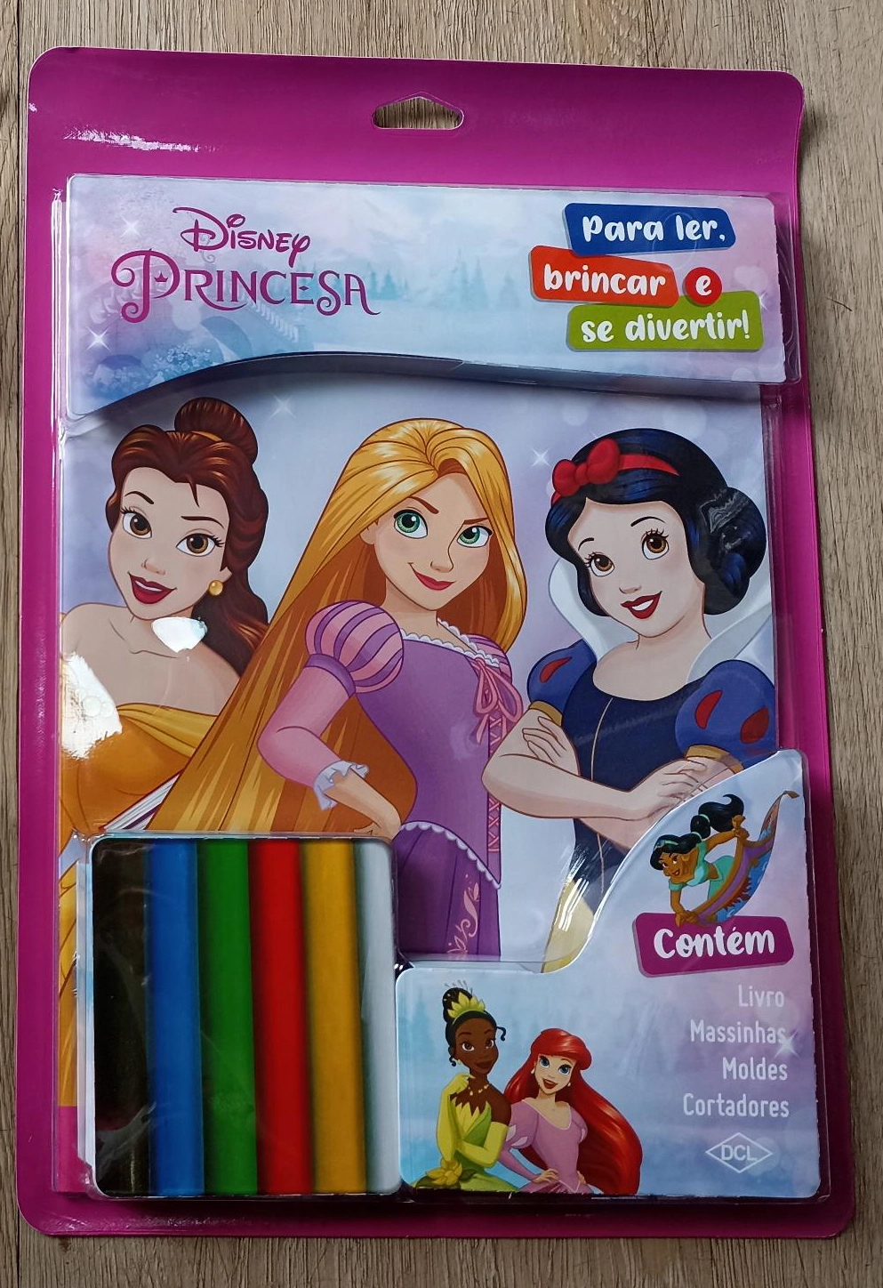 Livro Disney Massinha Divertida Princesas D8115 Dcl