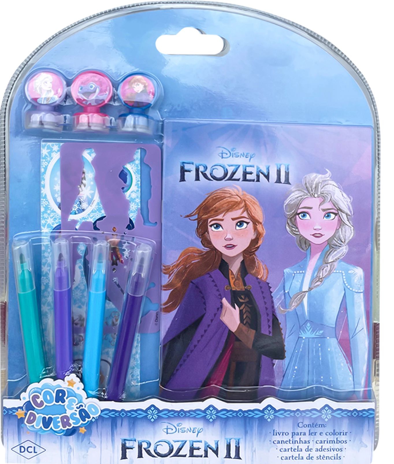 Livro Disney Cor Diversao Frozen 2 D8126 Dcl