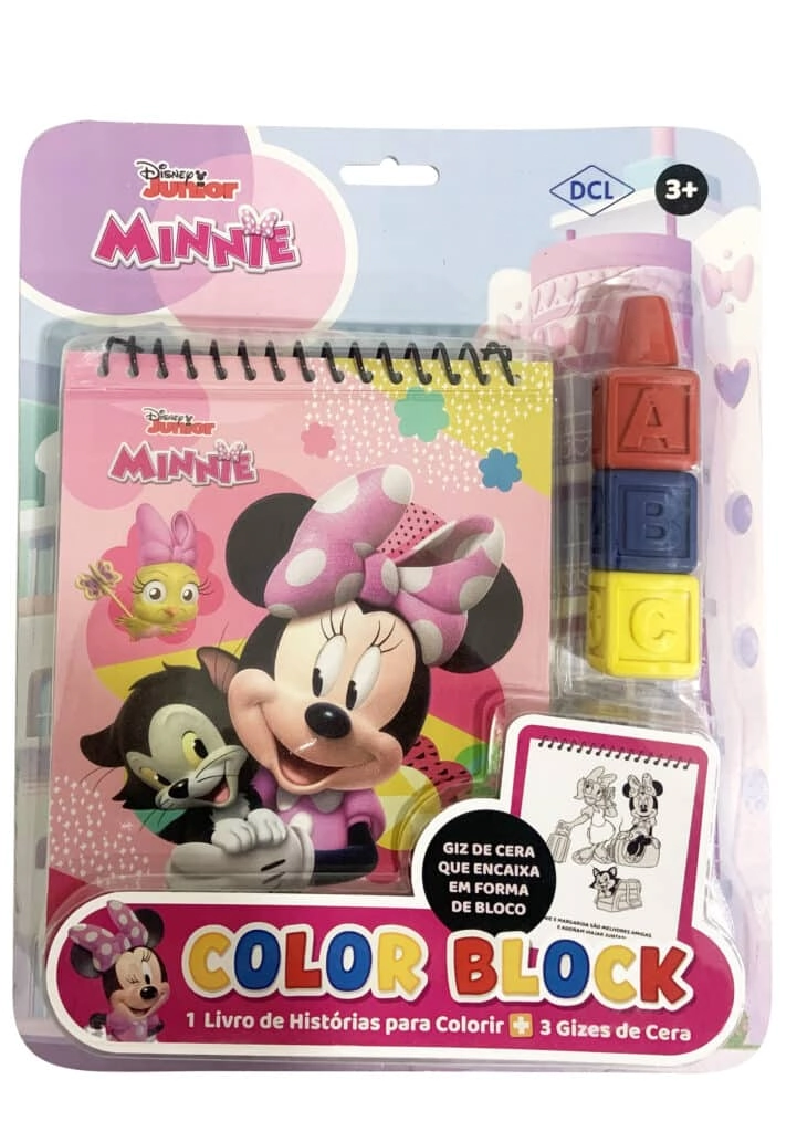 Livro Colorir Block Minnie D8266 Dcl