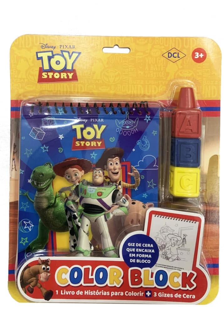 Livro Colorir Block Toy Story D8268 Dcl