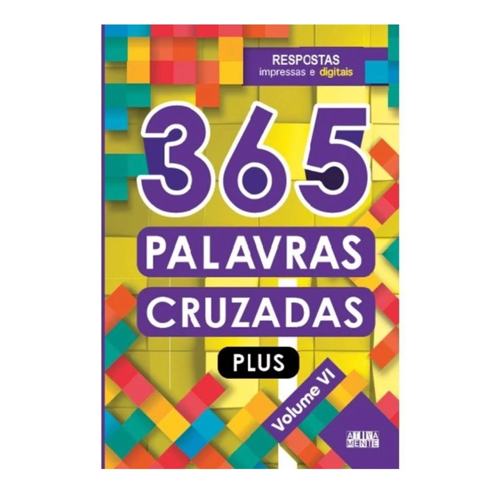 Livro 365 Palavras Cruzadas Plus Volume Vi 66101 Ciranda