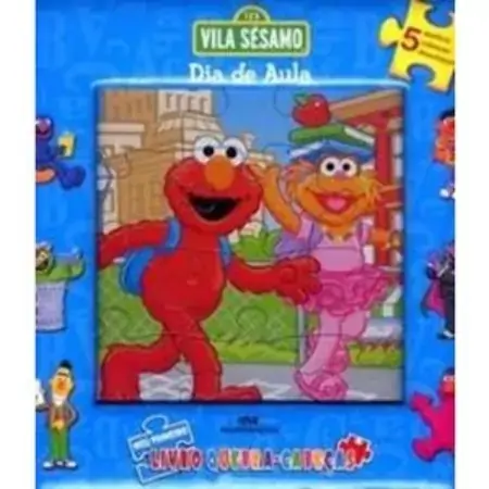 Vila Sésamo Dia De Aula Col. Meu Primeiro Livro Quebra Cabeça Sesame Workshop Cor