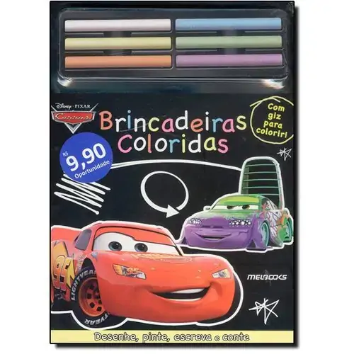 Livro Carros Brinc Coloridas Un