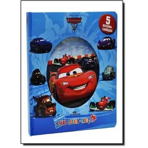 Livro Carros 2 Quebra Cabeça Un