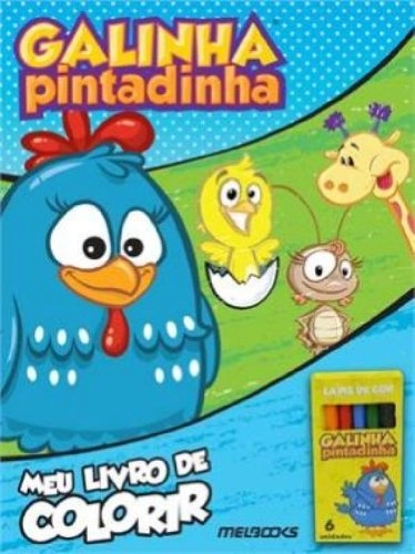 Galinha Pintadinha. Meu Livro De Colorir Pintinho Amarelinho Lapis De Cor Em Portuguese Do Brasil