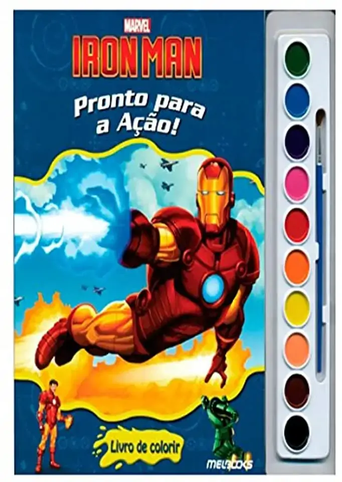 Livro Iron Man Pronto P Açao Un