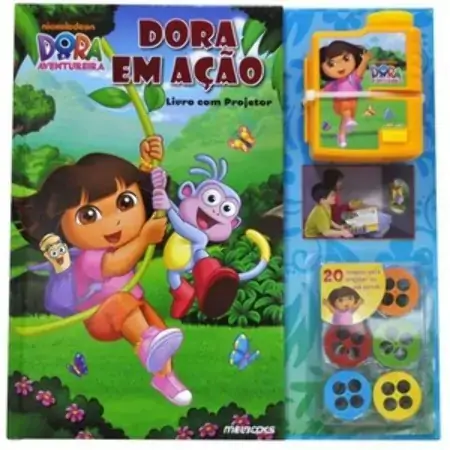 Dora Em Ação Livro Com Projetor Nickelodeon